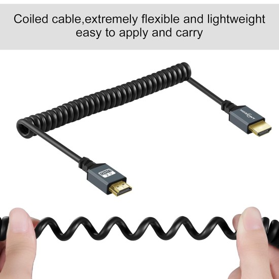 HDMI to HDMI Coiled Cable (4K)